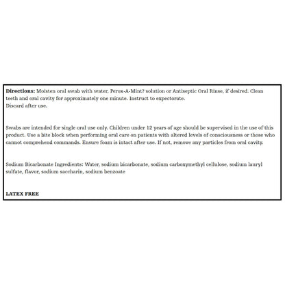 SWAB, ORAL W/ NA BICARB (20PK 50PK/CS)