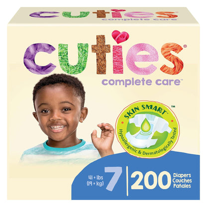 DIAPER, BABY CUTIES 41+LBS SZ7 (CUSTOM) (25/PK)
