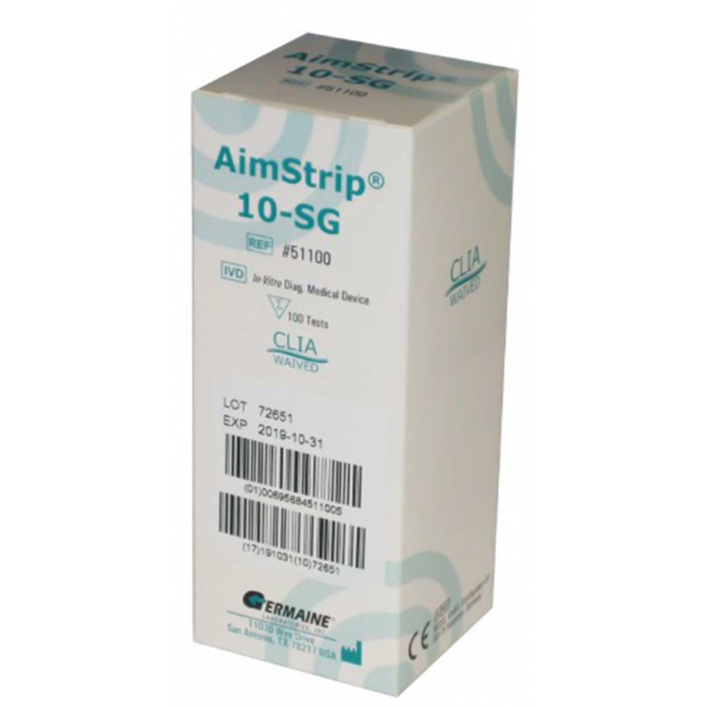 TEST STRIP, URINE AIMSTRIP 10-SG REAGENT STRIPS