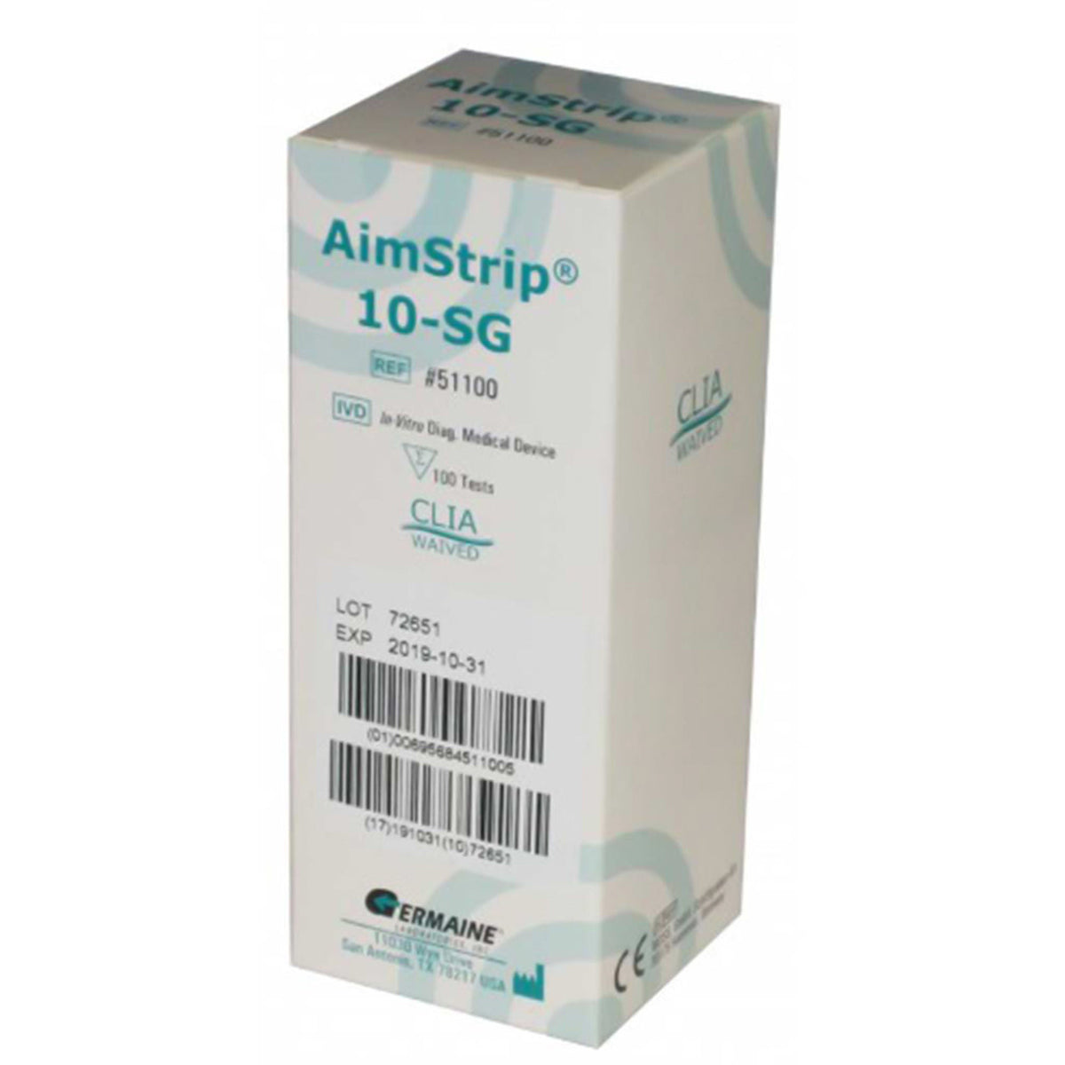 TEST STRIP, URINE AIMSTRIP 10-SG REAGENT STRIPS