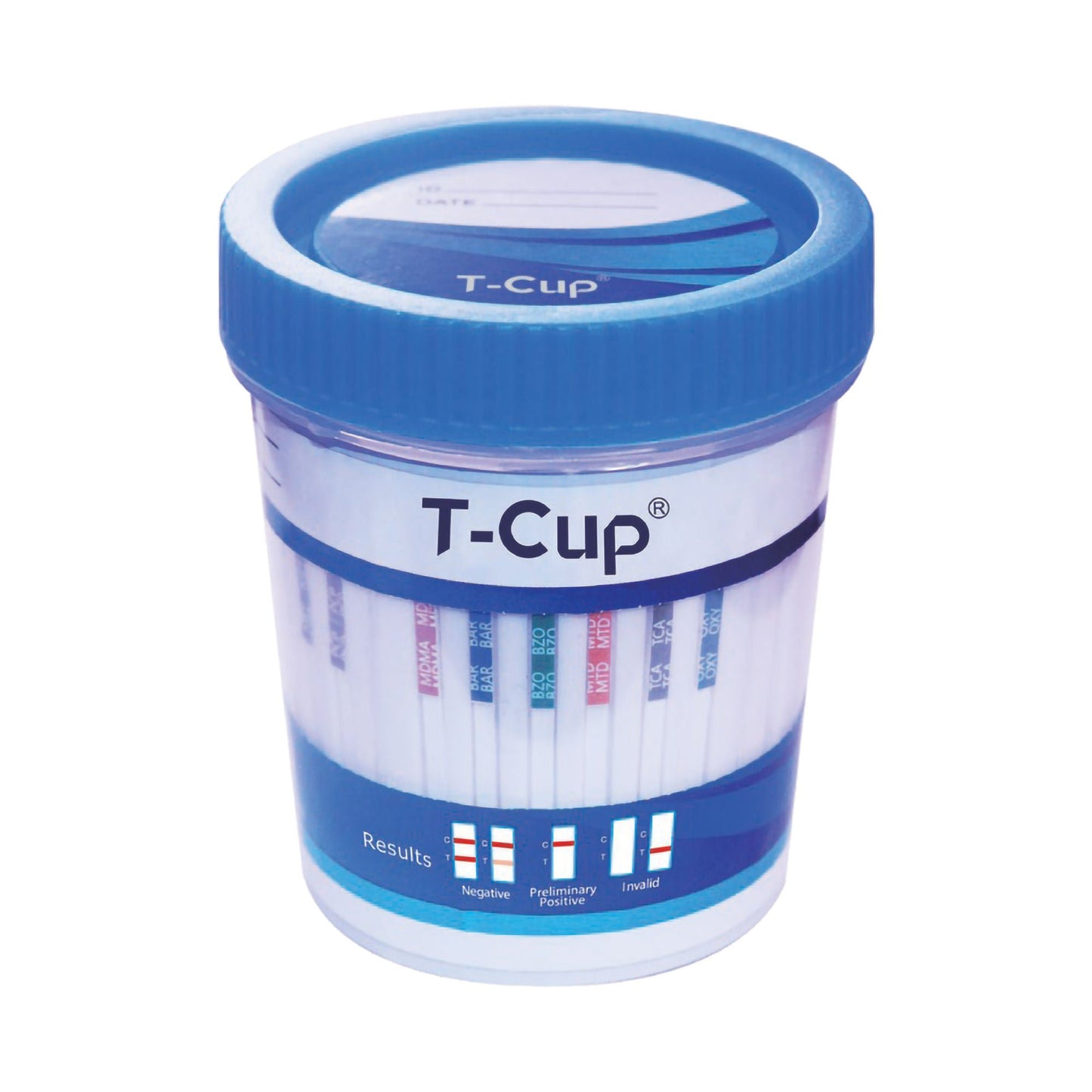 DRUG SCREEN, 12PANEL T-CUP URINE (25/BX 4BX/CS)