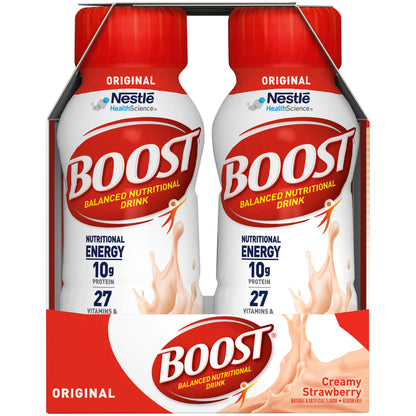 BOOST, ORIGINALCREAMY STRAWBERRY FE 8OZ (6/PK 4P/KCS)