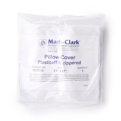 COVER, PILLOW ZIPPER 21"X27" 4MIL WHT (12/CS) PREDYN