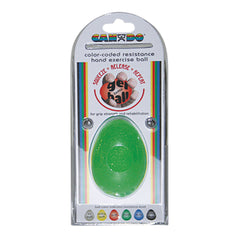 BALL, EXERCISE HAND CANDO GEL LG GRN