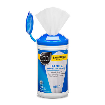 WIPES, SANI PROFESSIONAL HANDS65.9% ALCOHOL (300/CN 6CN/CS)