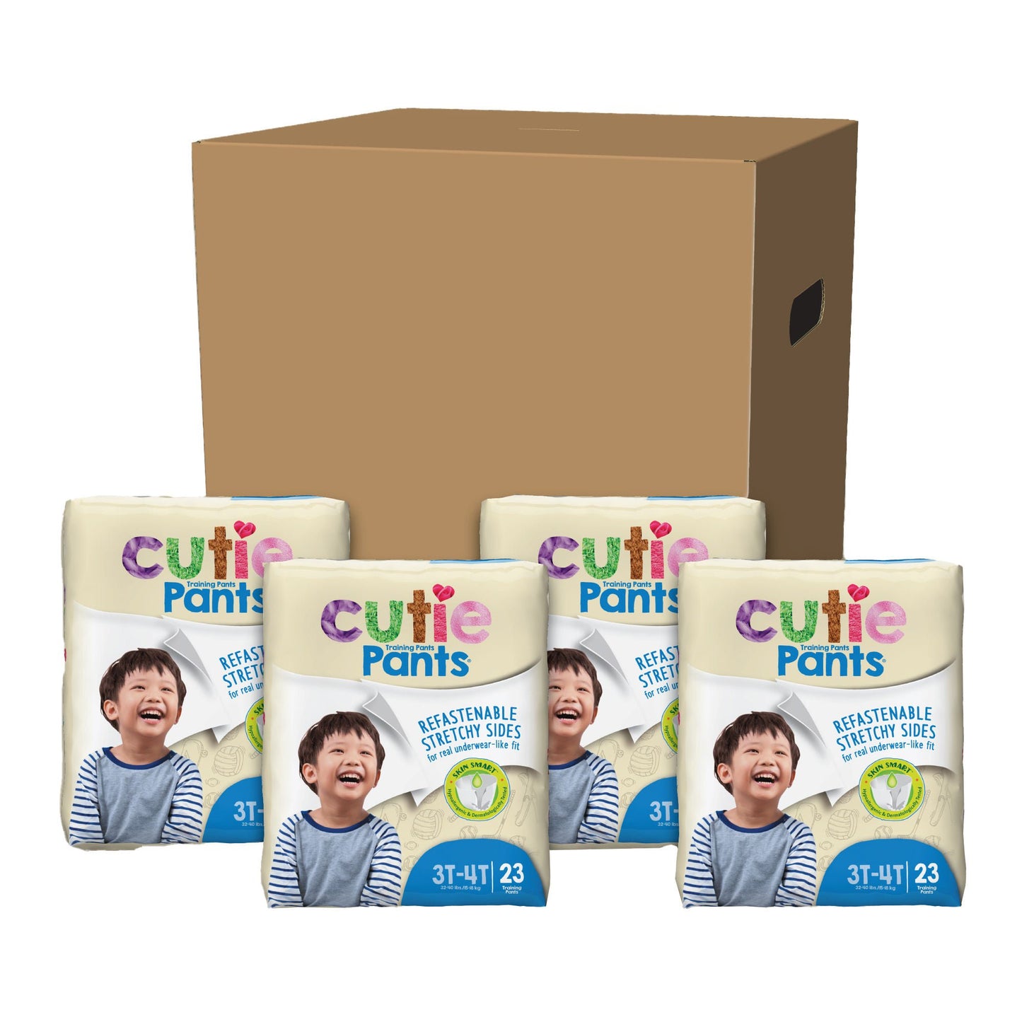 PANTS, TRAINING CUTIE BOY 3T-4T (23/BG 4BG/CS)