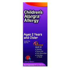 ALLEGRA 12HR, ORAL SUSP CHILD BERRY 30MG/5ML 4OZ