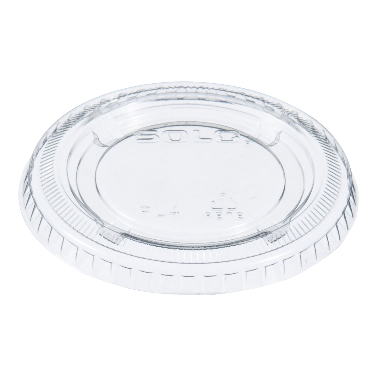 LID, SOUFFLE PRTN PLAS RND W/OSLOT CLR (125/SL 20SL/CS)