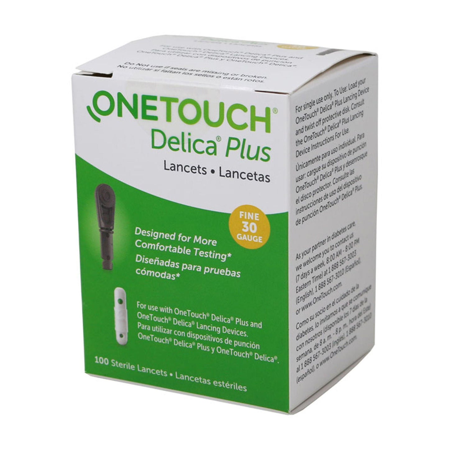 LANCET, ONETOUCH DELICA 30G (100/BX 24/CS)