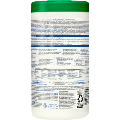 WIPE, WET HYDROGEN PEROXIDE (WALMART) (155/CT 6CT/CS)