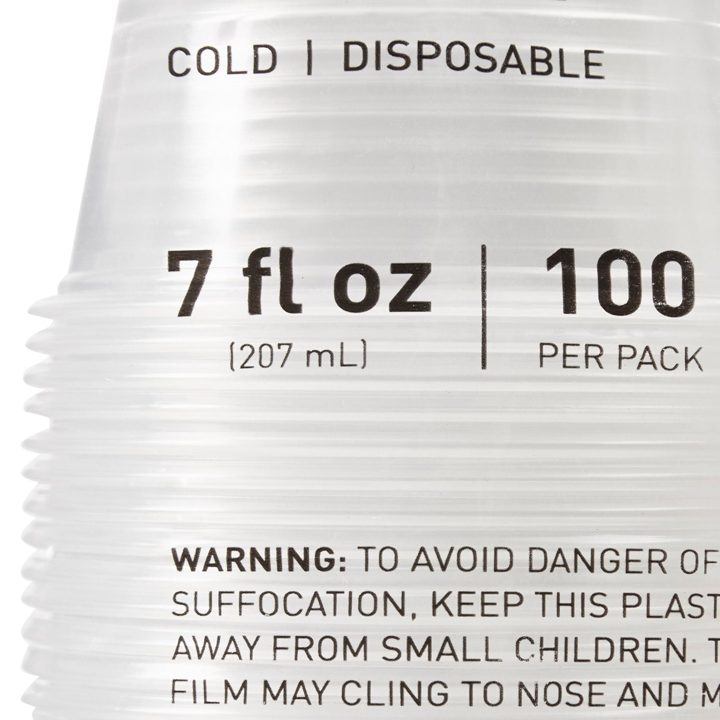 CUP, DRINKING TRANSLUCENT PP 7OZ (100/SL 20SL/CS)