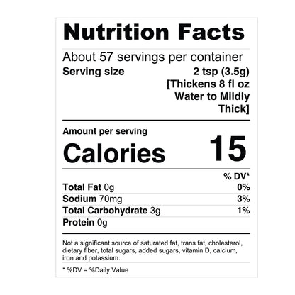 FOOD THICKENER, CLEAR 7.24OZ (6/CS)