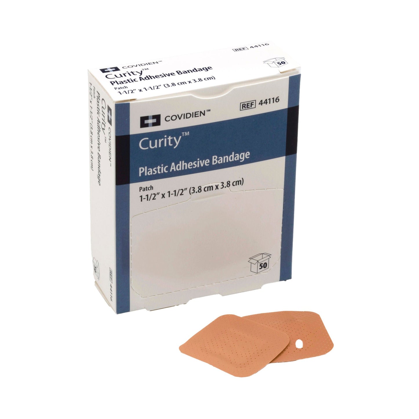 BANDAGE, PATCH PLAS 1 1/2" (50/BX 24BX/CS) KENDAL