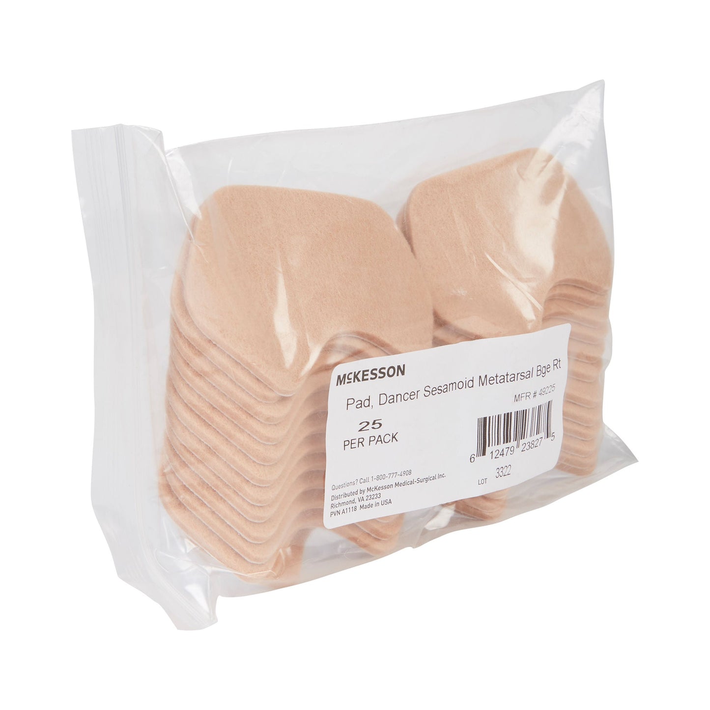 PAD, DANCER SESAMOID BGE RT (2L BGE RT (25/BG 12BG/CS)