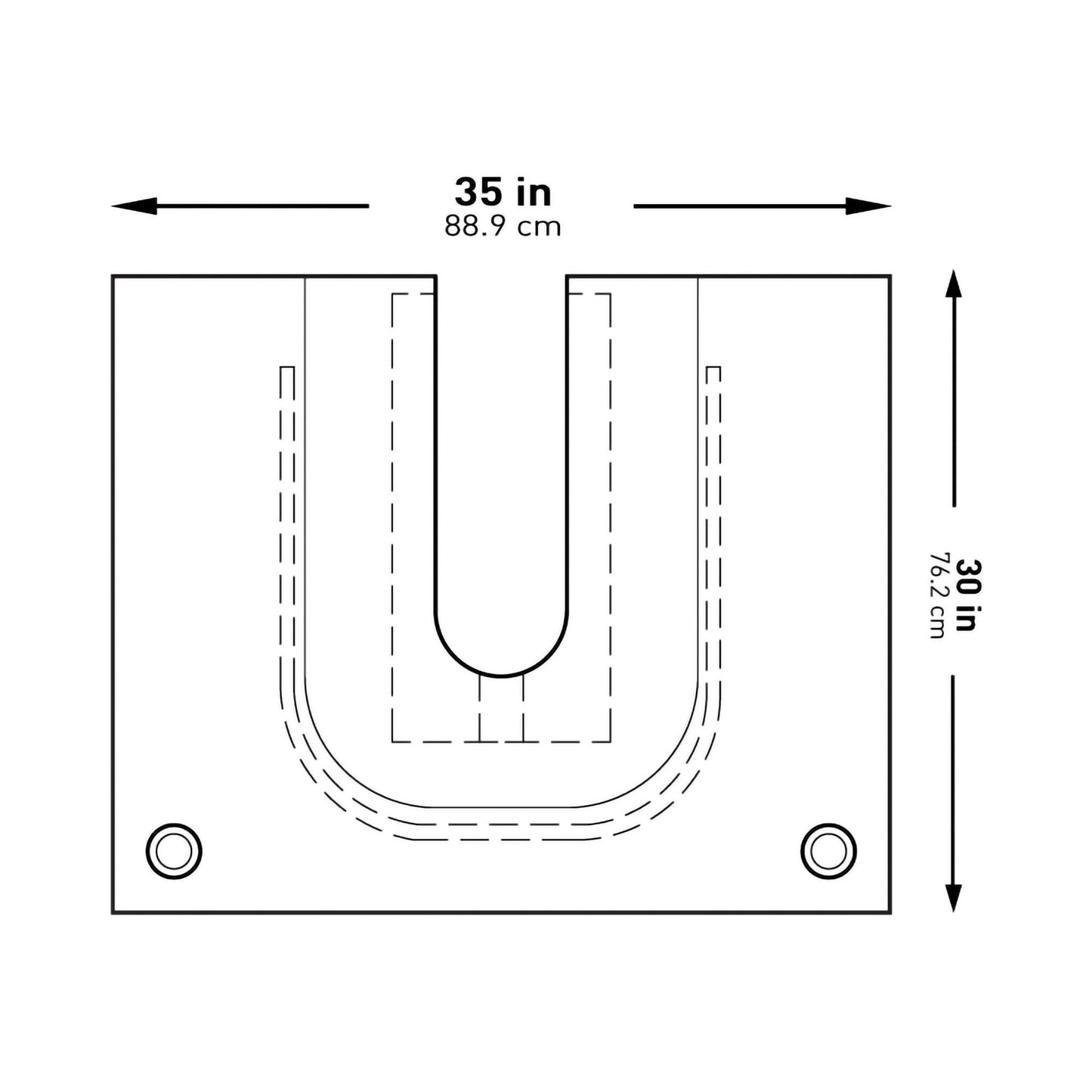 DRAPE, SURG ORTHO IMPERVIOUS W/SPLIT & POUCH 35"X30" (18/CS)