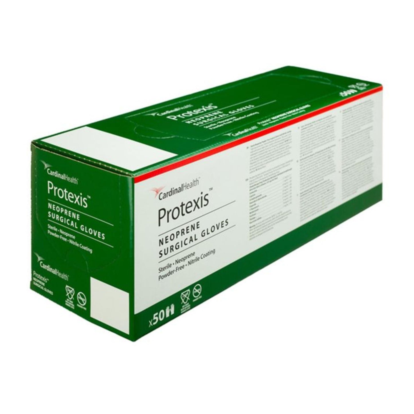 GLOVE, SURG NPRN 8.5 STR2 SMTHCHEMO (50PR/BX 4BX/CS)