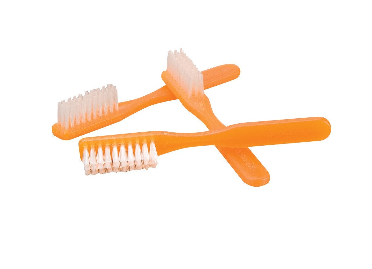 TOOTHBRUSH, TUFT NYLON SM ORG (144/BX 10BX/CS)