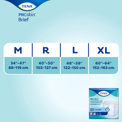 BRIEF, TENA PROSKIN ULTRA XLG (20/BG 4BG/CS)