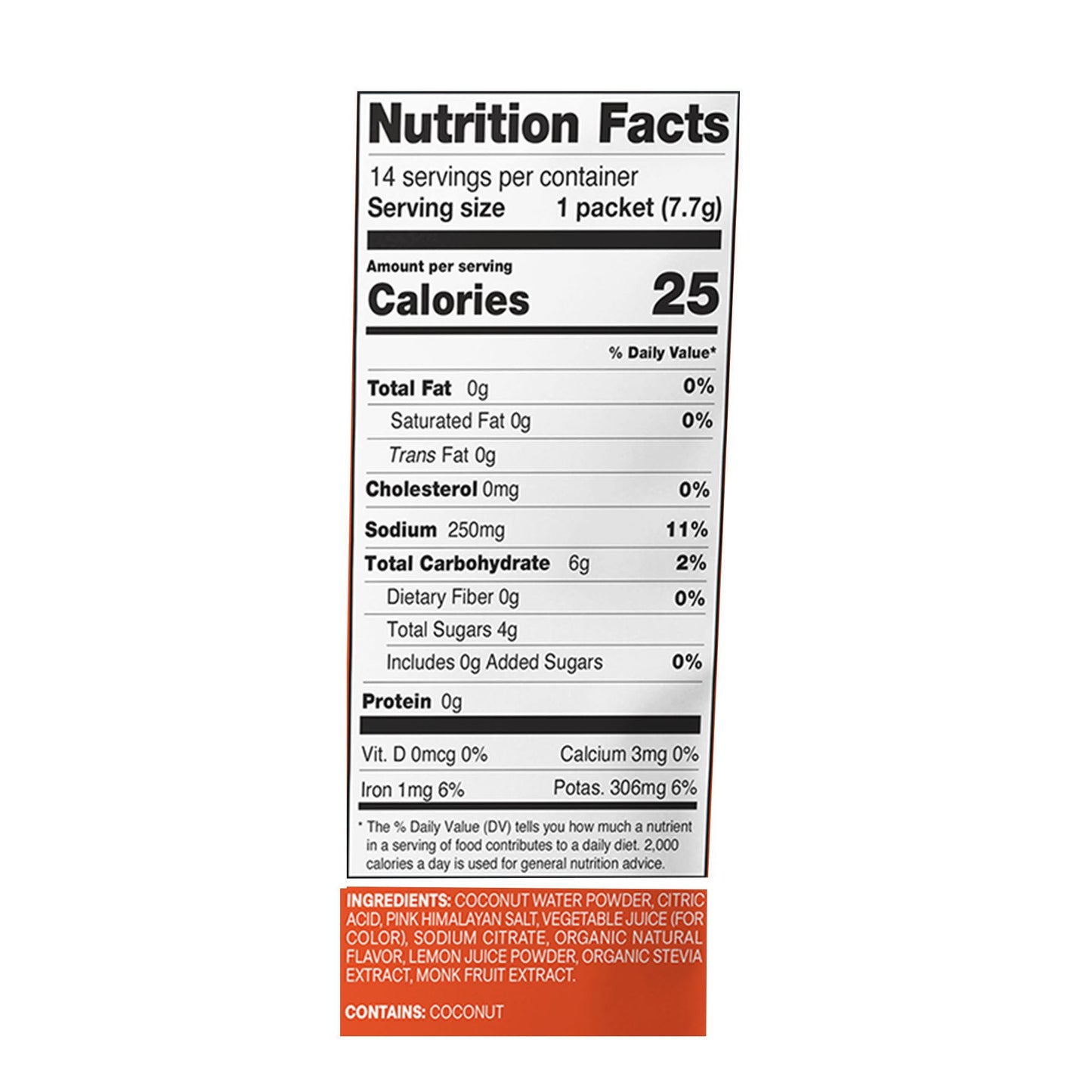 SUPPLEMENT, ELECTROLYTE MIX BLOOD ORG .27OZ (14/PK 12PK/CS)