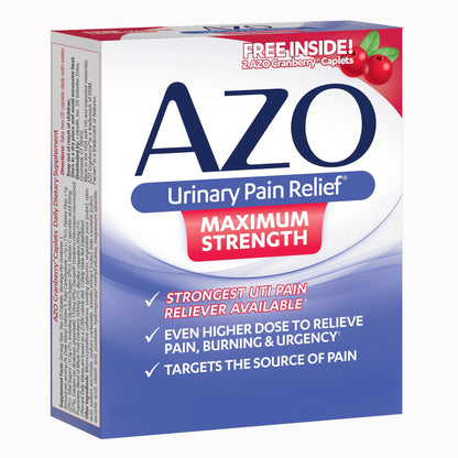 PAIN RELIEF, TAB AZO URINARY UPR MAX (24/BX 24BX/CS)