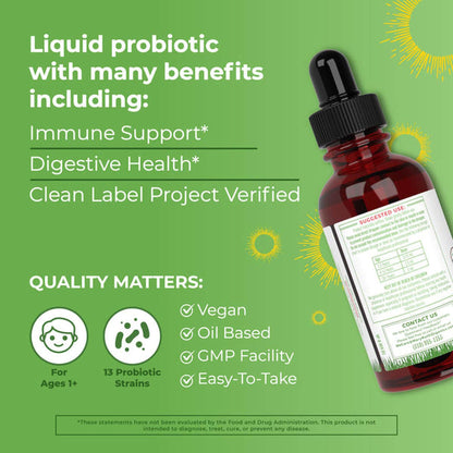 SUPPLEMENT, LIQ ORGANIC PROBIOTIC UNFLAVORED 2OZ (6/CS)