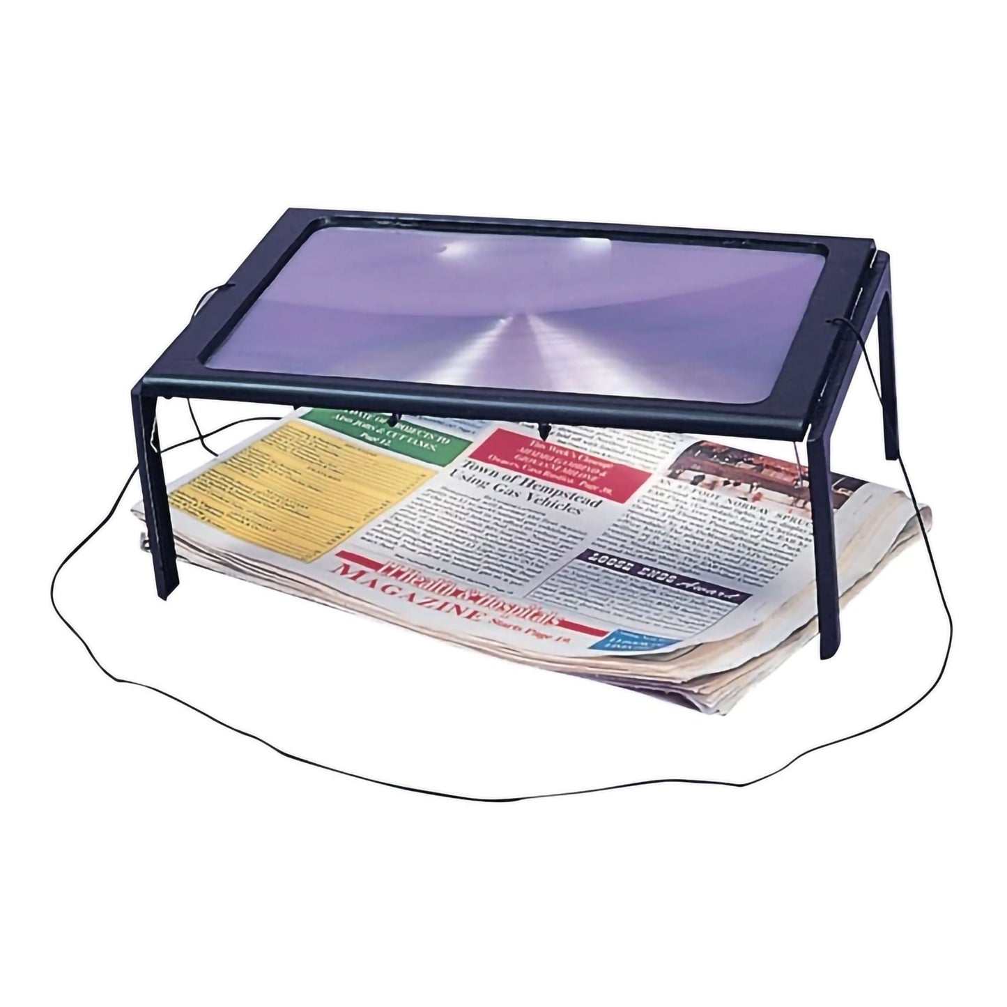 MAGNIFIER, PAGE SIZE W/LIGHT DLX