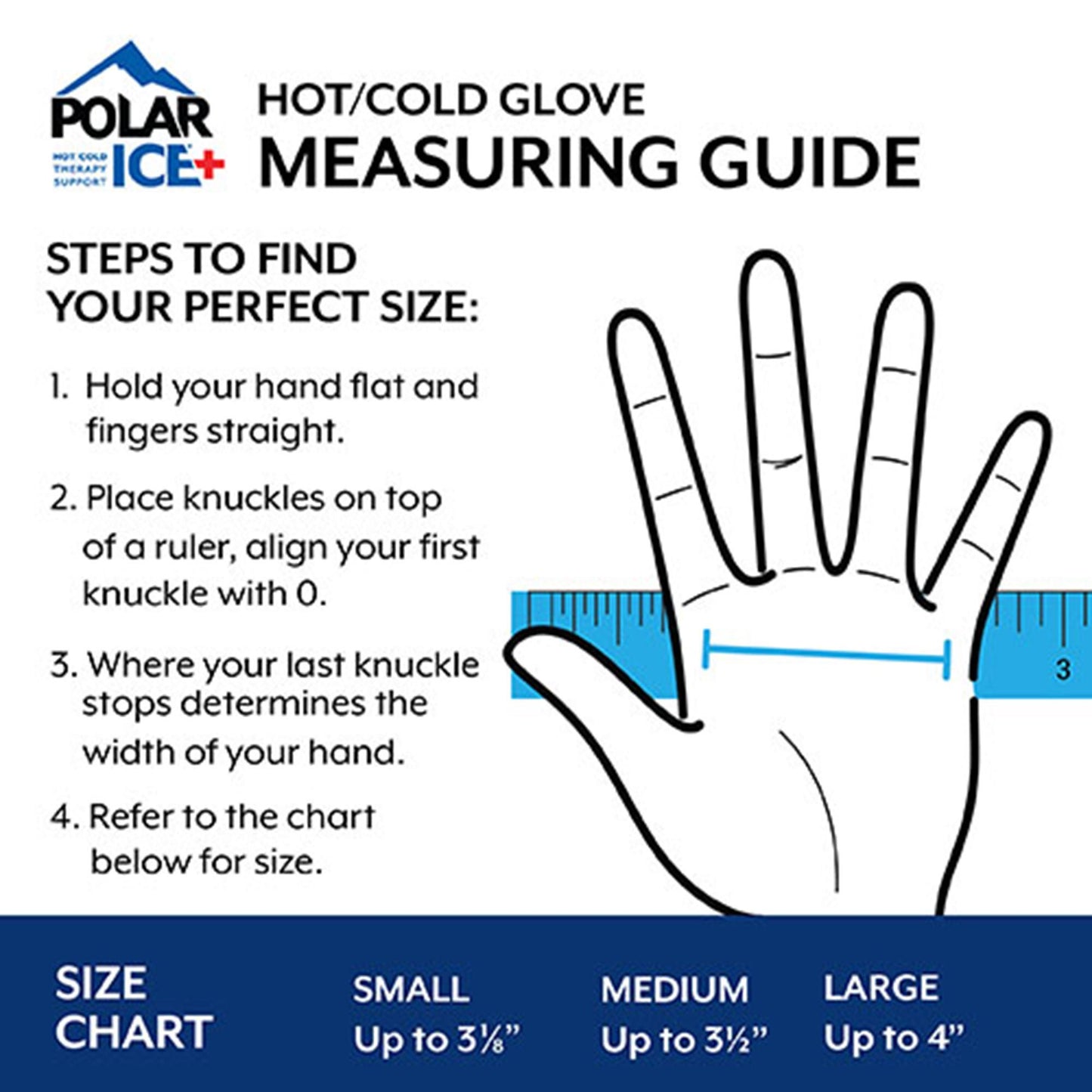 GLOVE, THERMAL POLAR ICE HOT/COLD LG