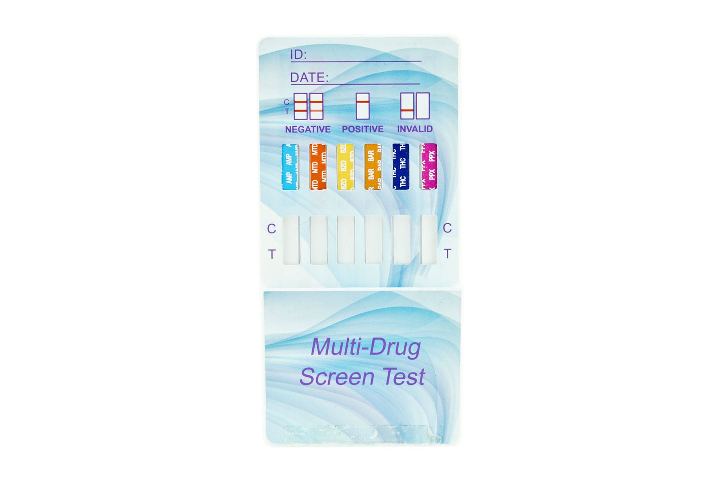 TEST KIT, DRUG DIP CARD 10PANEL THC/COC/OXY/BAR/BZO (25/BX)