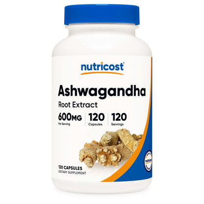VITAMIN, CAP ASHWAGANDHA ROOT 600MG (120/BT 12BT/CS)