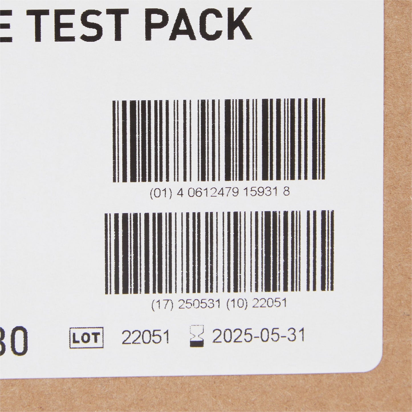TEST PACK, BOWIE-DICK DISP (30TESTS/CS)