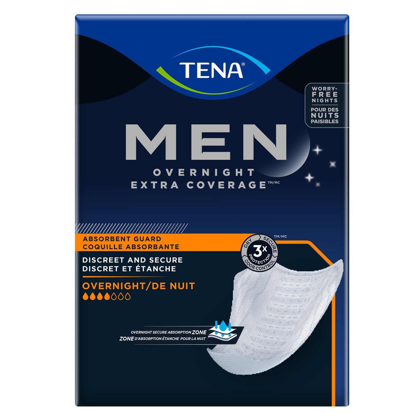GUARD, OVERNIGHT TENA MEN (30/BG 3BG/CS)