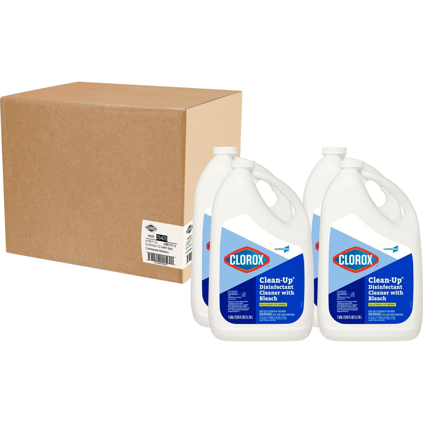 CLOROX CLEAN-UP W/BLEACH 1GL 4/CS