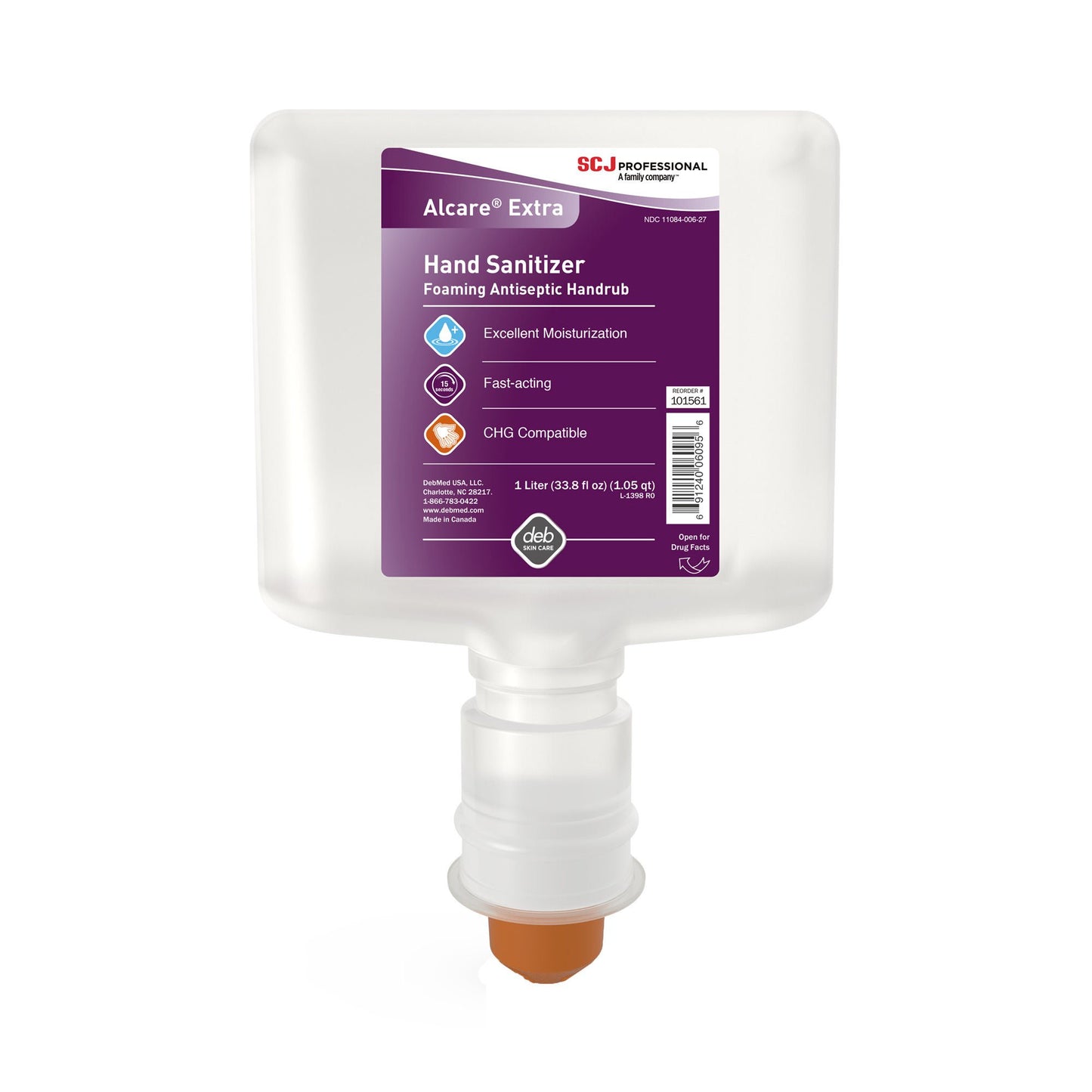 SANITIZER, HAND ALCARE FOAM 1L(6/CS)