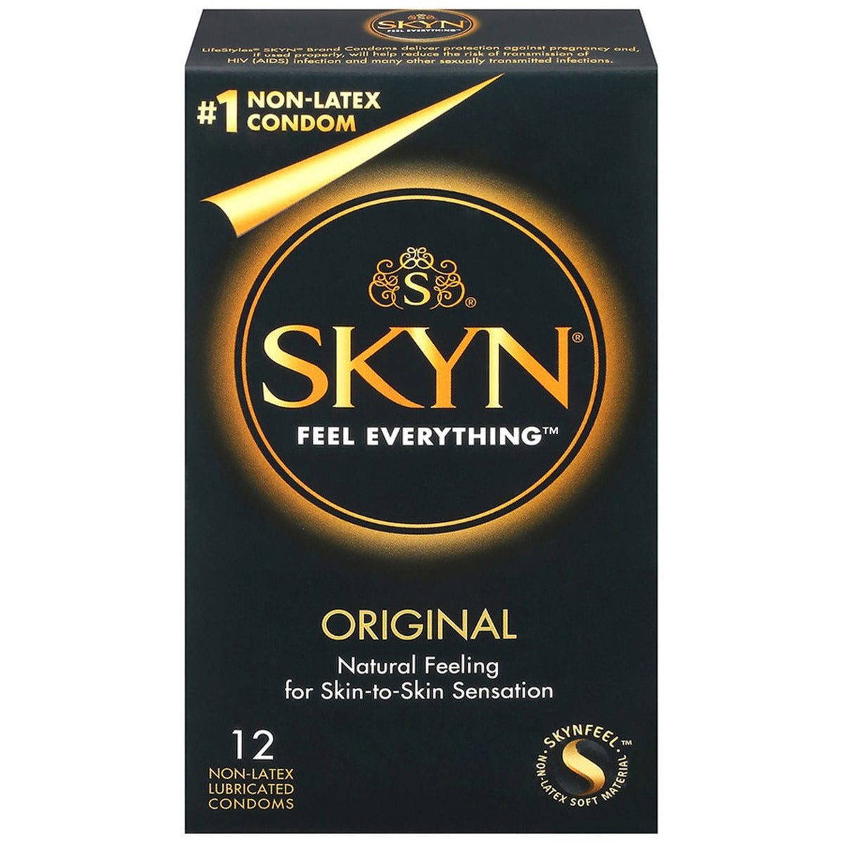 CONDOM, LIFESTYLE SKYN POLYISOPRENE LUB (12/BX)