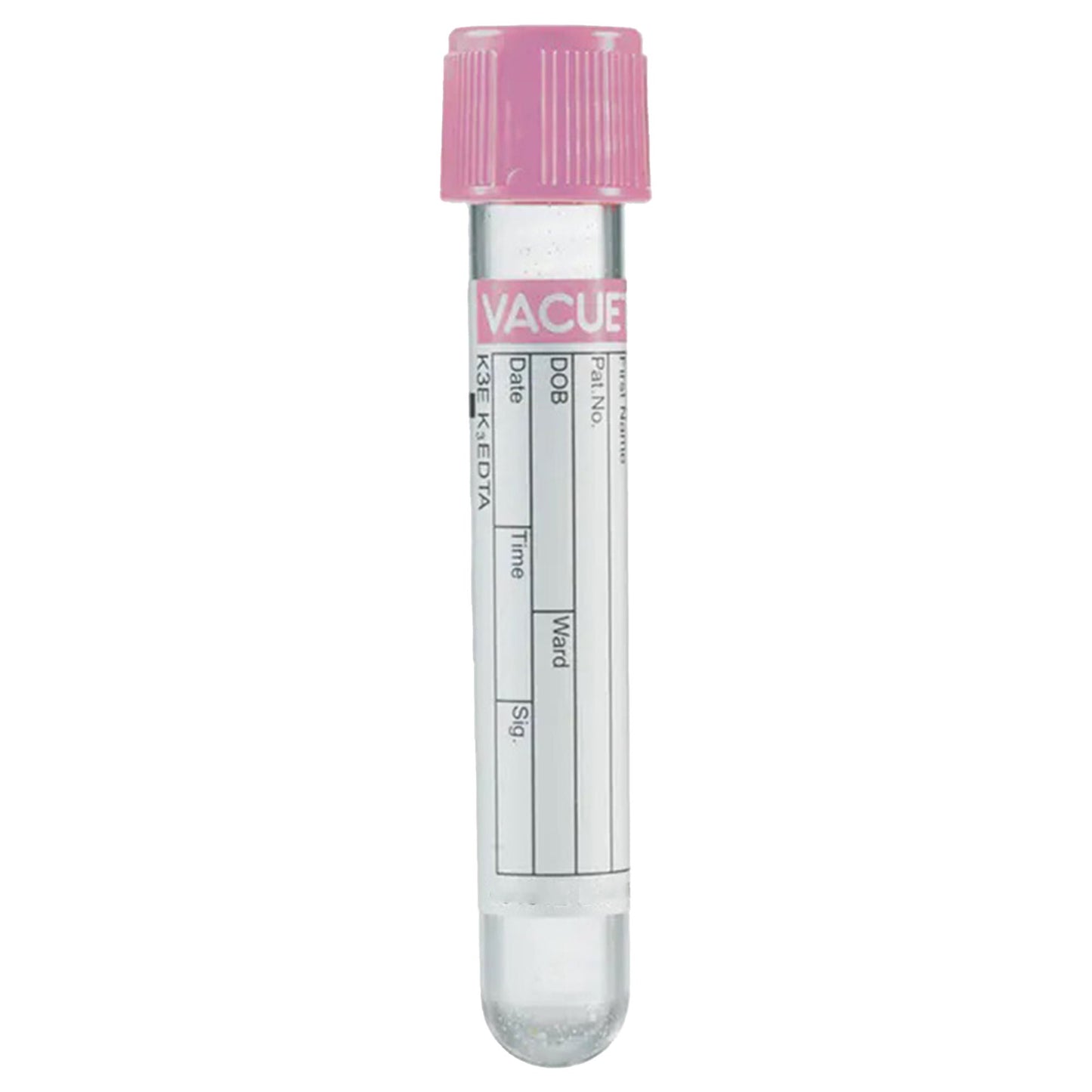 TUBE, BLD COL K3EDTA PNK/BLK 6ML PET VACUETTE (50/PK 24PK/CS