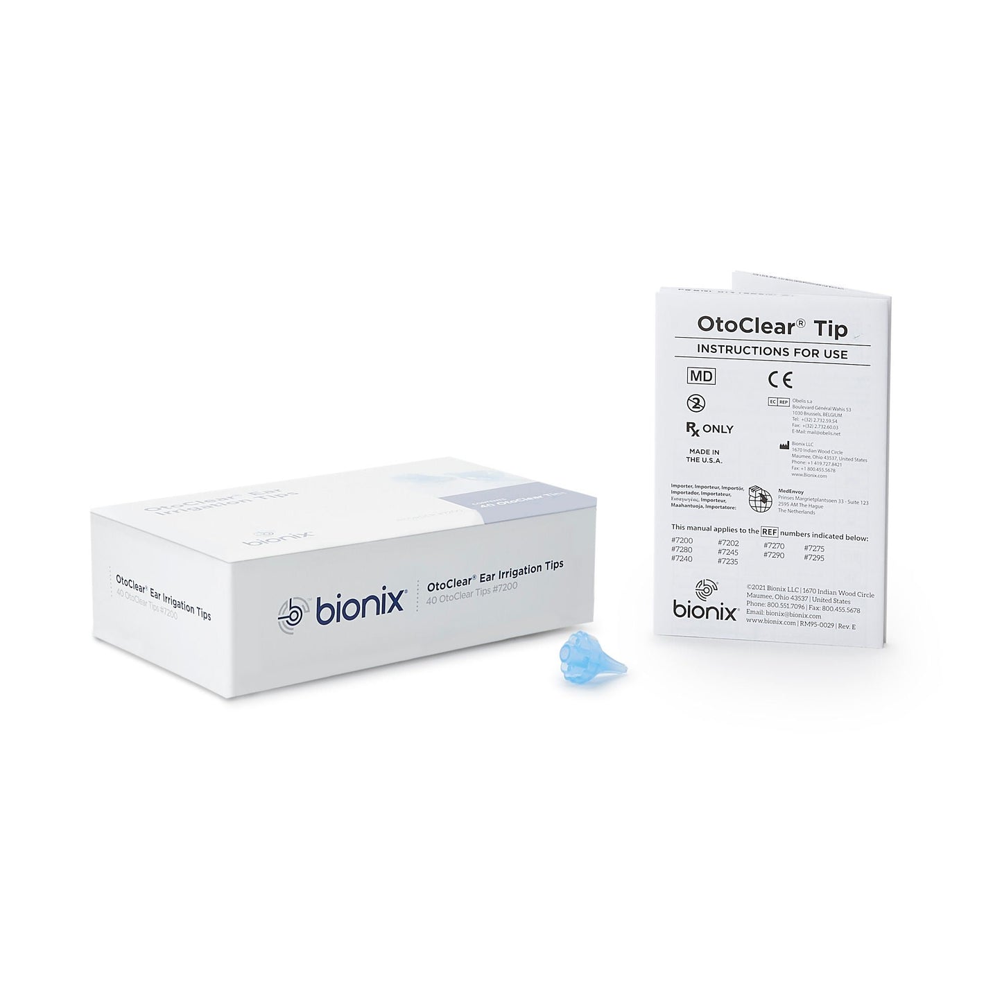 TIP, IRRIG OTOCLEAR (40/BX)