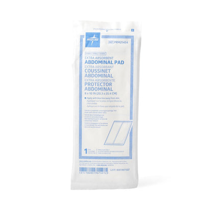 PAD, CARING ABDN COMBINE STR 8"X10" (16/BX 20BX/C