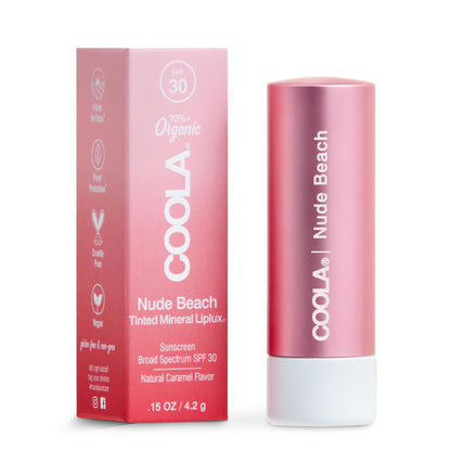 LIP BALM, MINERAL LIPLUX SPF30NUDE BEACH 0.15OZ (24/CS)