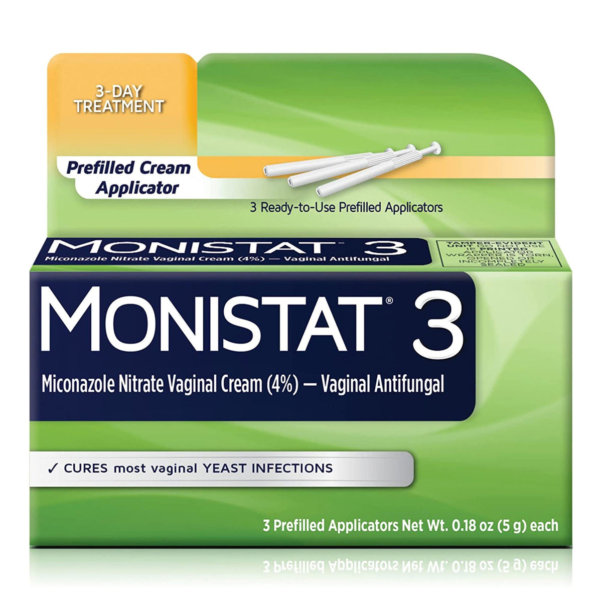 MONISTAT-3, CRM 3 DAY SIMPLE PREFILL APPL (3/BX)