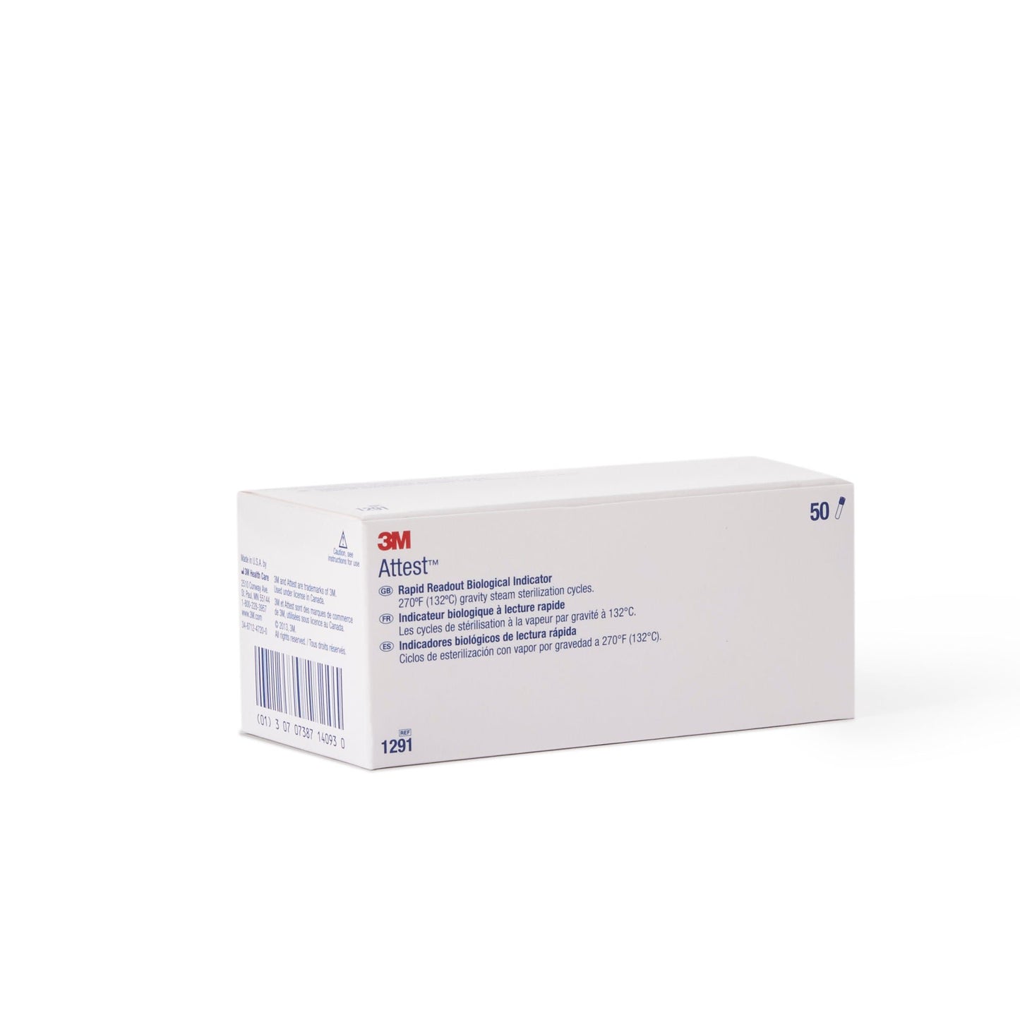 INDICATOR, STEAM ATTEST RAPID (50/BX) 3M