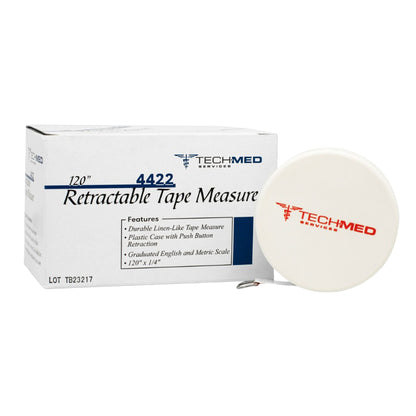 TAPE MEASURE, LINEN 120" (6/BX) TECMED