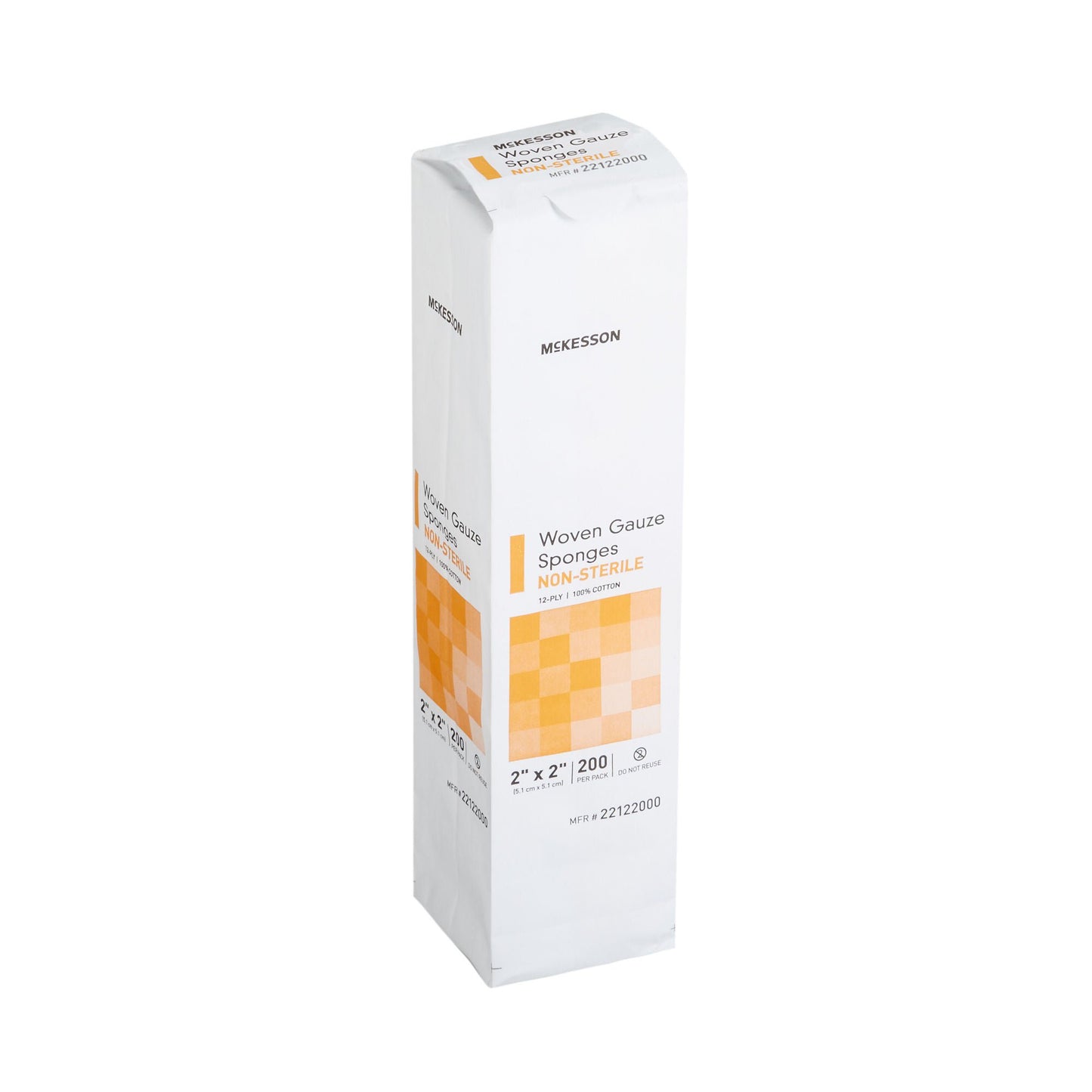 SPONGE, GAUZE 12PLY N/S 2"X2" (200/PK 40PK/CS)
