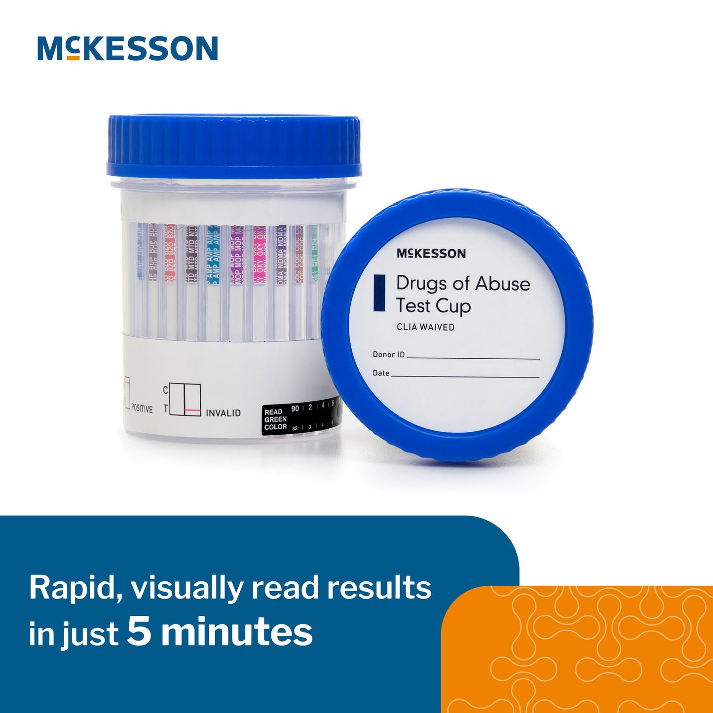 TEST KIT, DRUG SCREEN 10PANEL CUP CLIA WAIVED (25/BX 4BX/CS)
