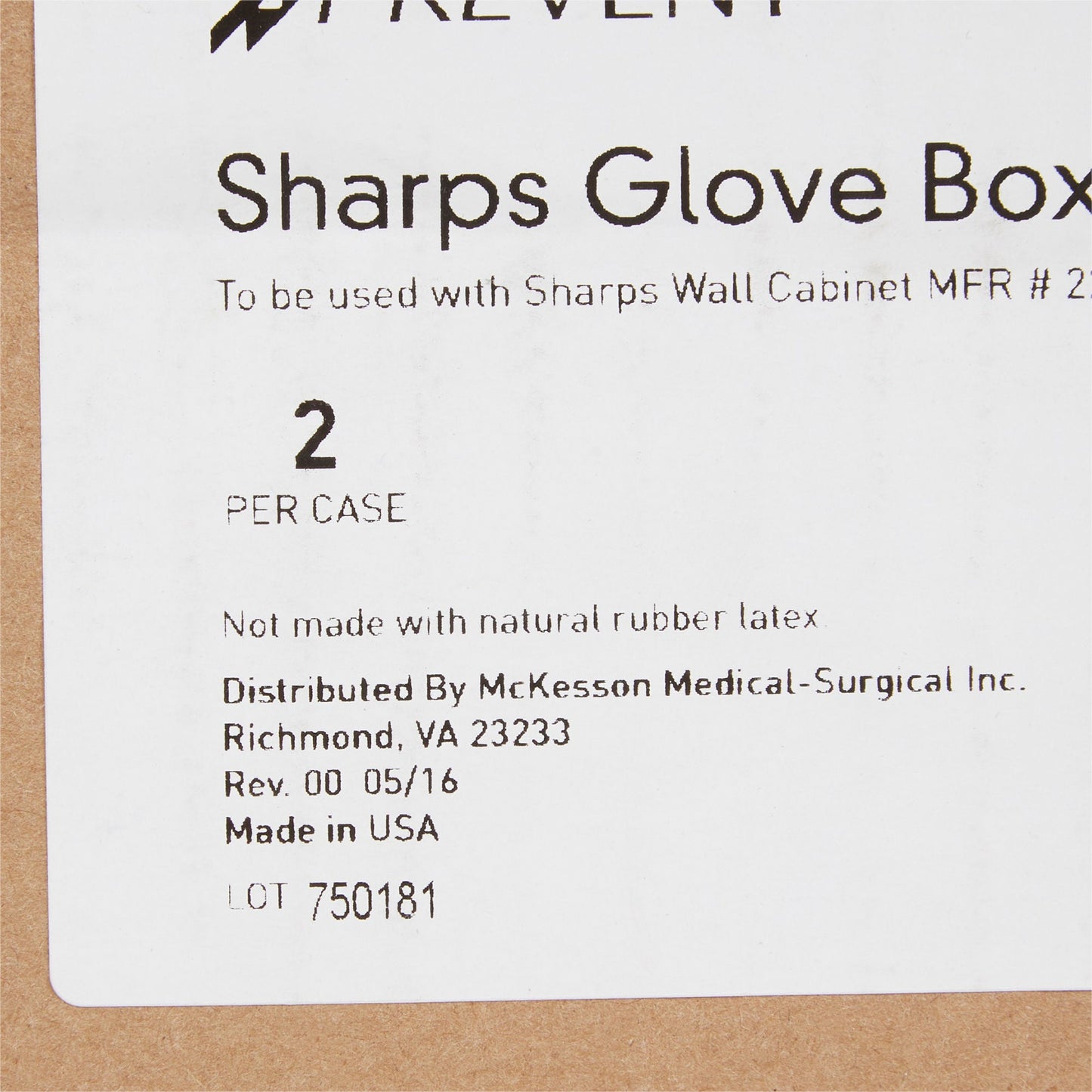 HOLDER, GLOVE F/SHARPS CABINET(2/CS)