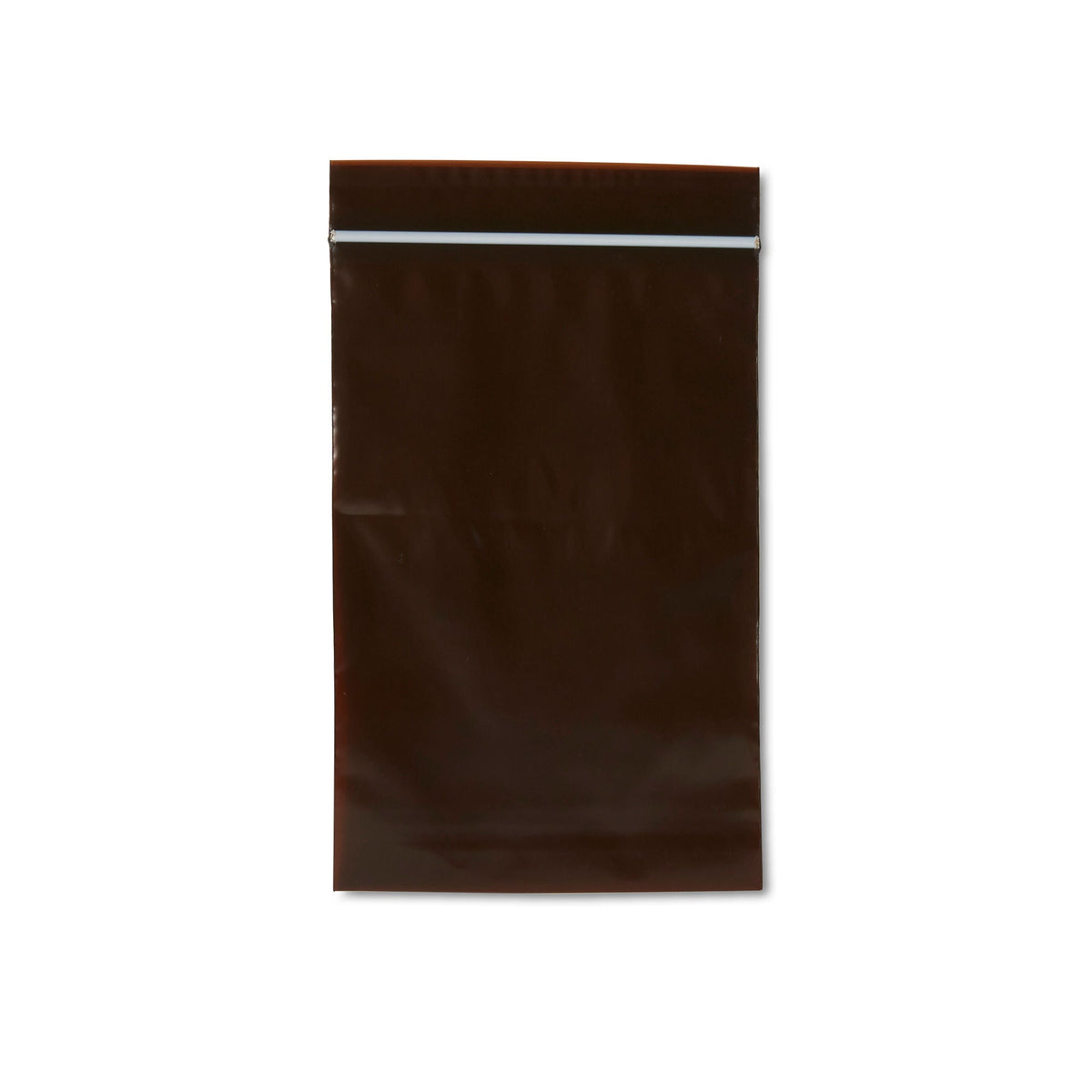 BAG, ZIPPER AMBER 4X6 (100/PK)