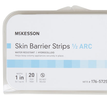BARRIER, SKIN OSTOMY HALF-ARC (20EA/TR 14TR/CS)