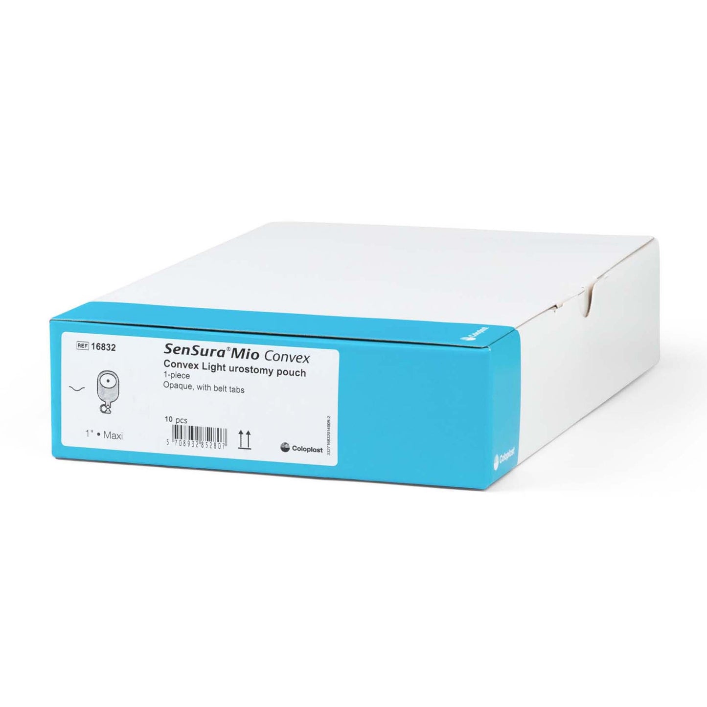 POUCH, UROSTOMY SENSURA MIO 1PC PRECUT 1" (10/BX)