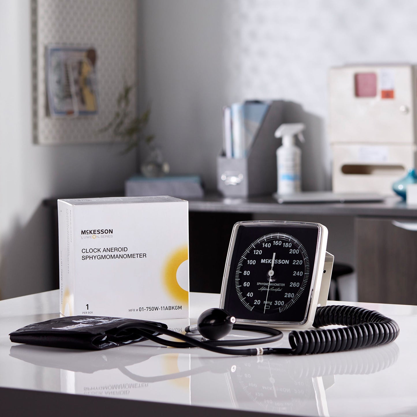 SPHYG, ANEROID WALL LF BLK ADLT (1/BX 12BX/CS)