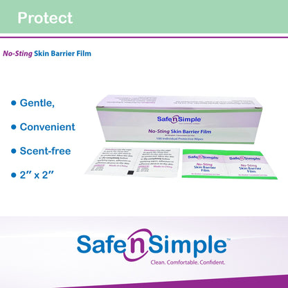 WIPE, SKIN BARR ALCHL FREE (100/BX 100BX/CS)