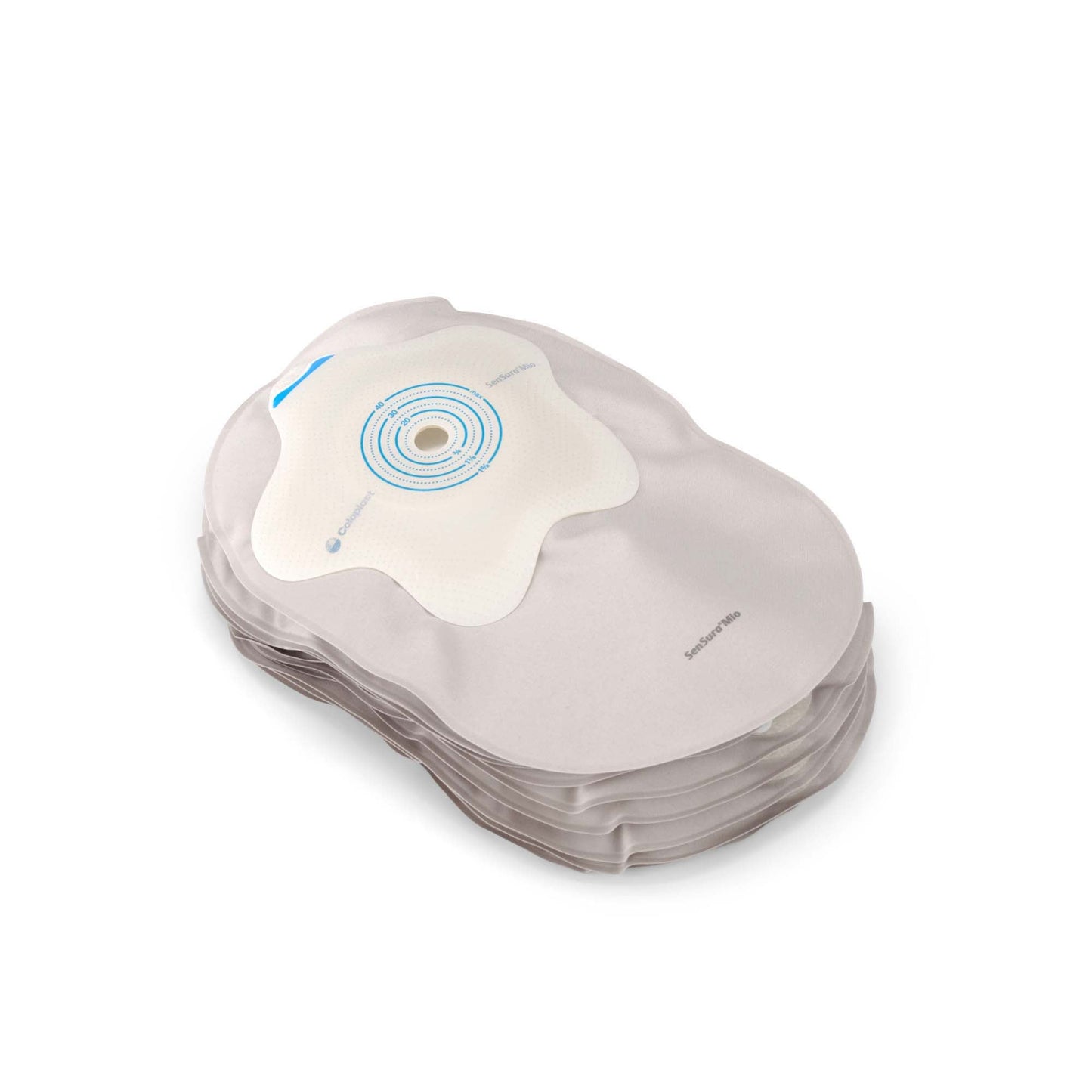 POUCH, OSTOMY SENSURA MIO CLSD3/8" 1 9/16" W/WNDW (10/BX)